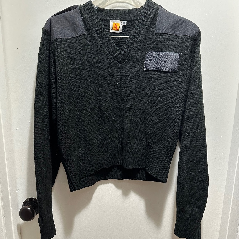 Black Patch Sweater